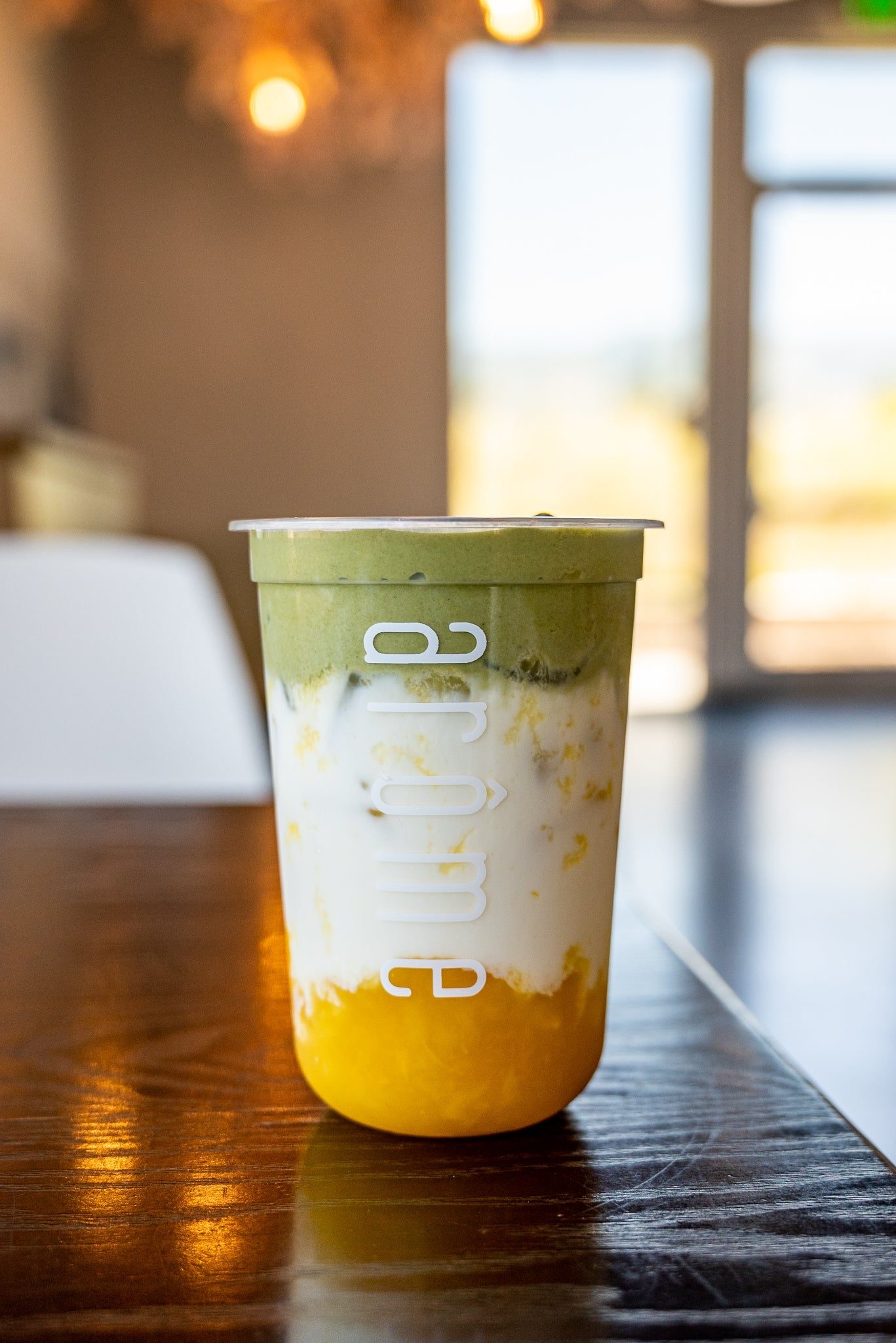 Mango Matcha Milk.