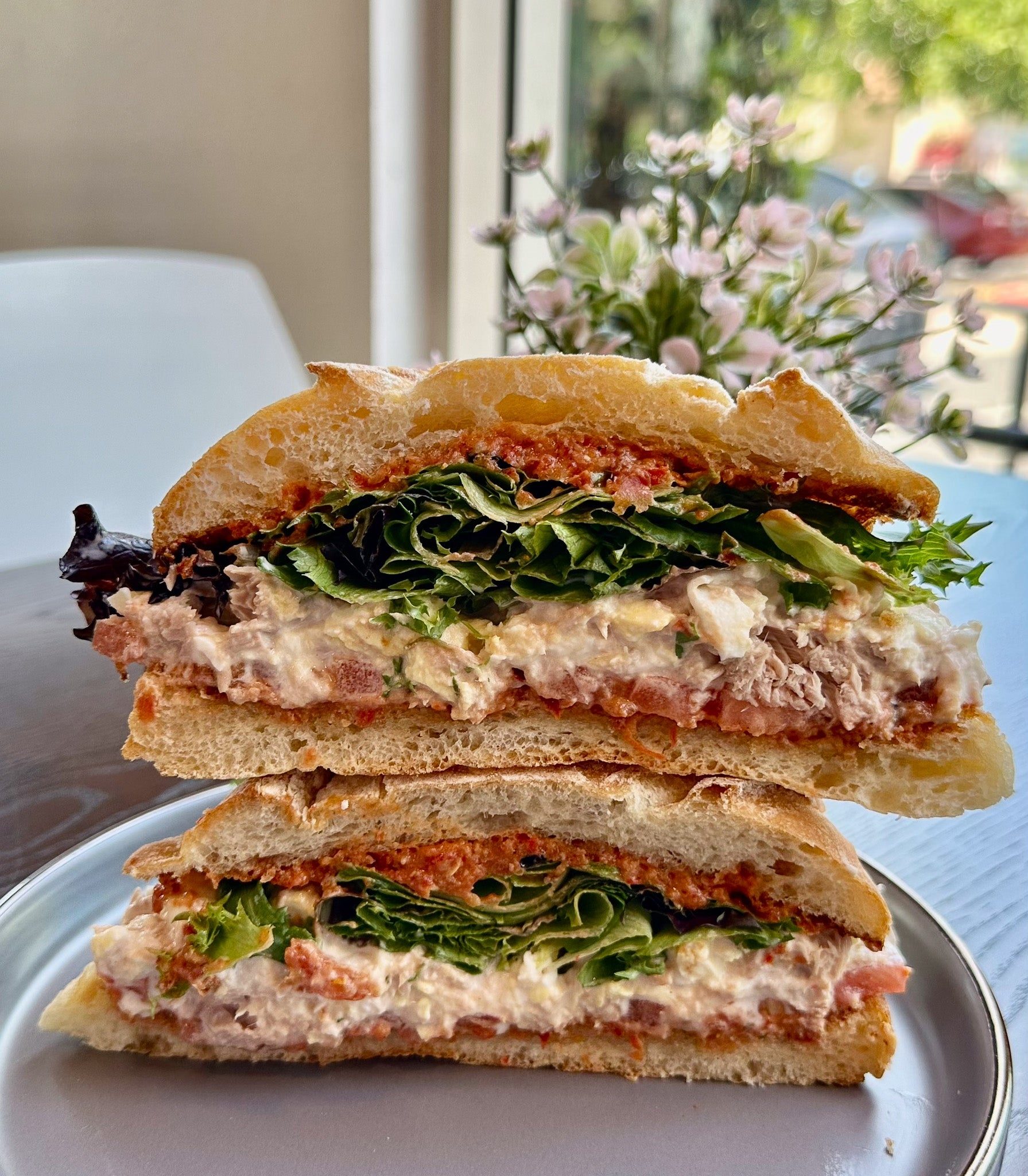 Tuna Club Sandwich.