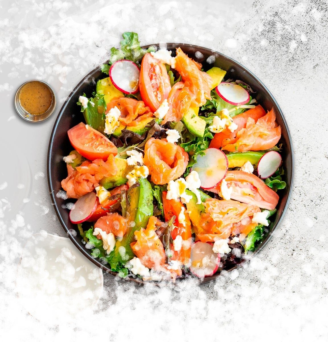 Smoked Salmon Salad.